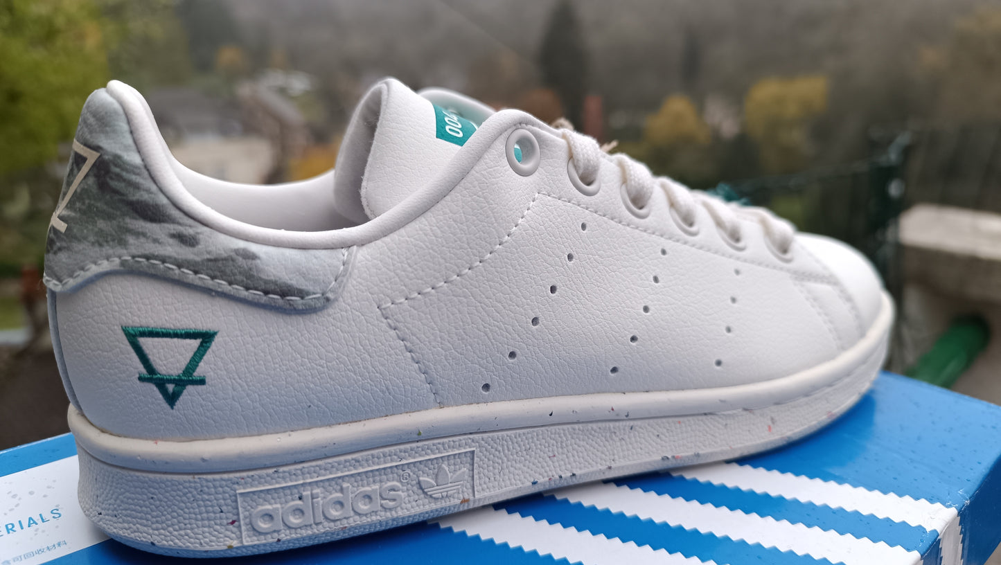 Collector rare baskets sneakers adidas Stan Smith cuir véritable femme 36
