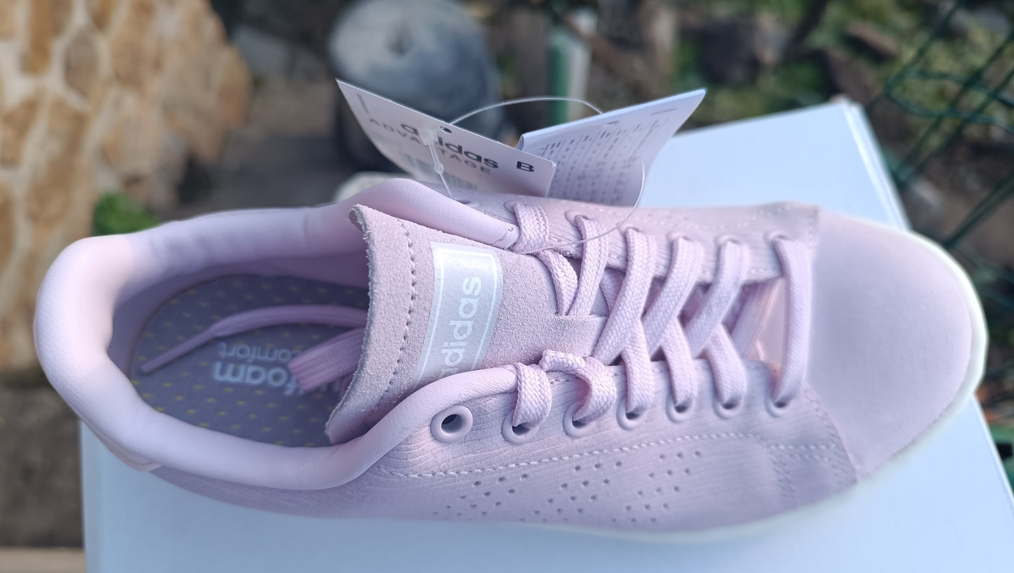 Destockage -50% baskets adidas advantage semelle comfort cloudfoam femme 37 1/3