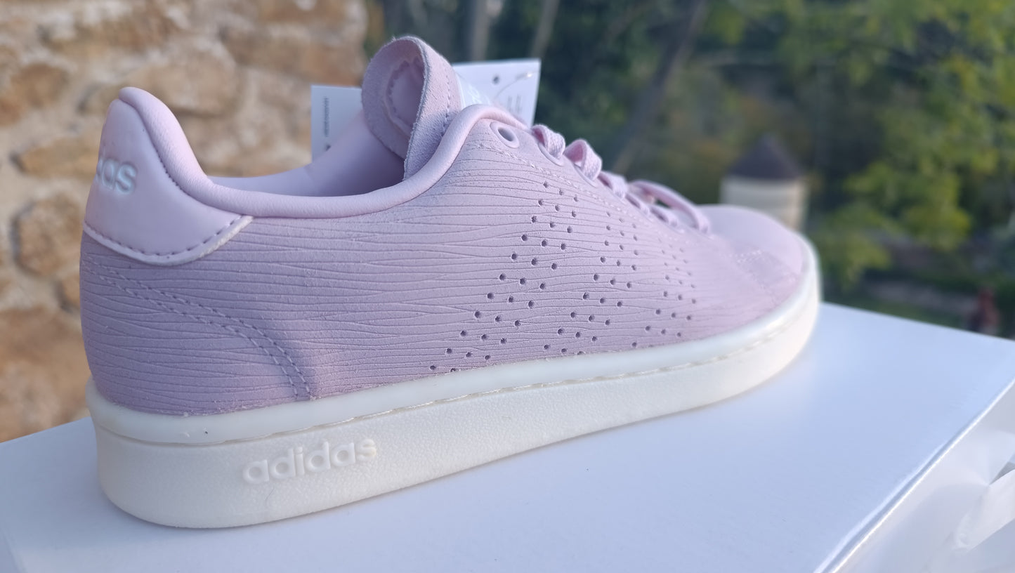 Destockage -50% baskets adidas advantage semelle comfort cloudfoam femme 37 1/3