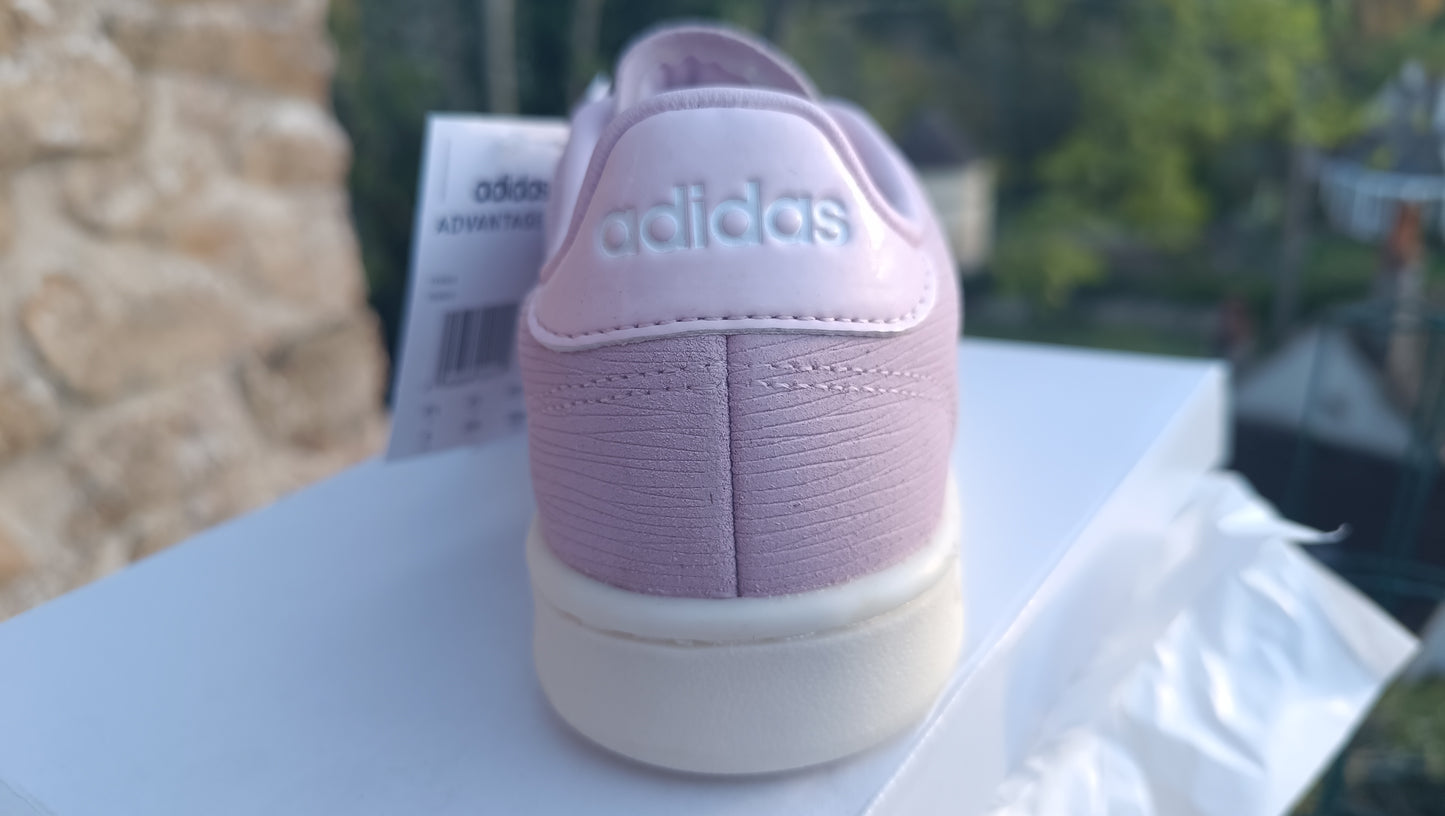 Destockage -50% baskets adidas advantage semelle comfort cloudfoam femme 37 1/3