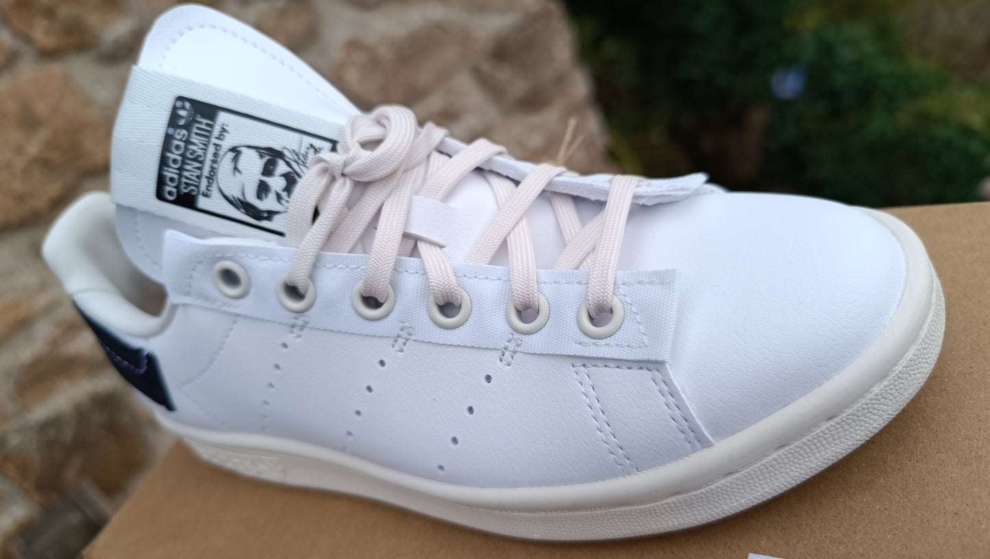 Destockage -60% baskets sneakers adidas Stan Smith parley cuir véritable femme garçon 36