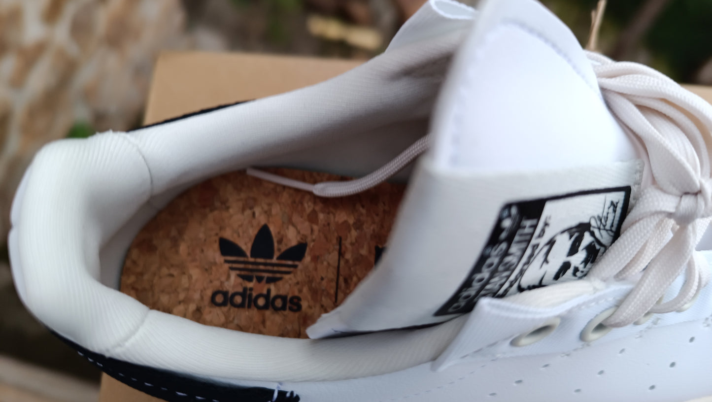 Destockage -60% baskets sneakers adidas Stan Smith parley cuir véritable femme garçon 36