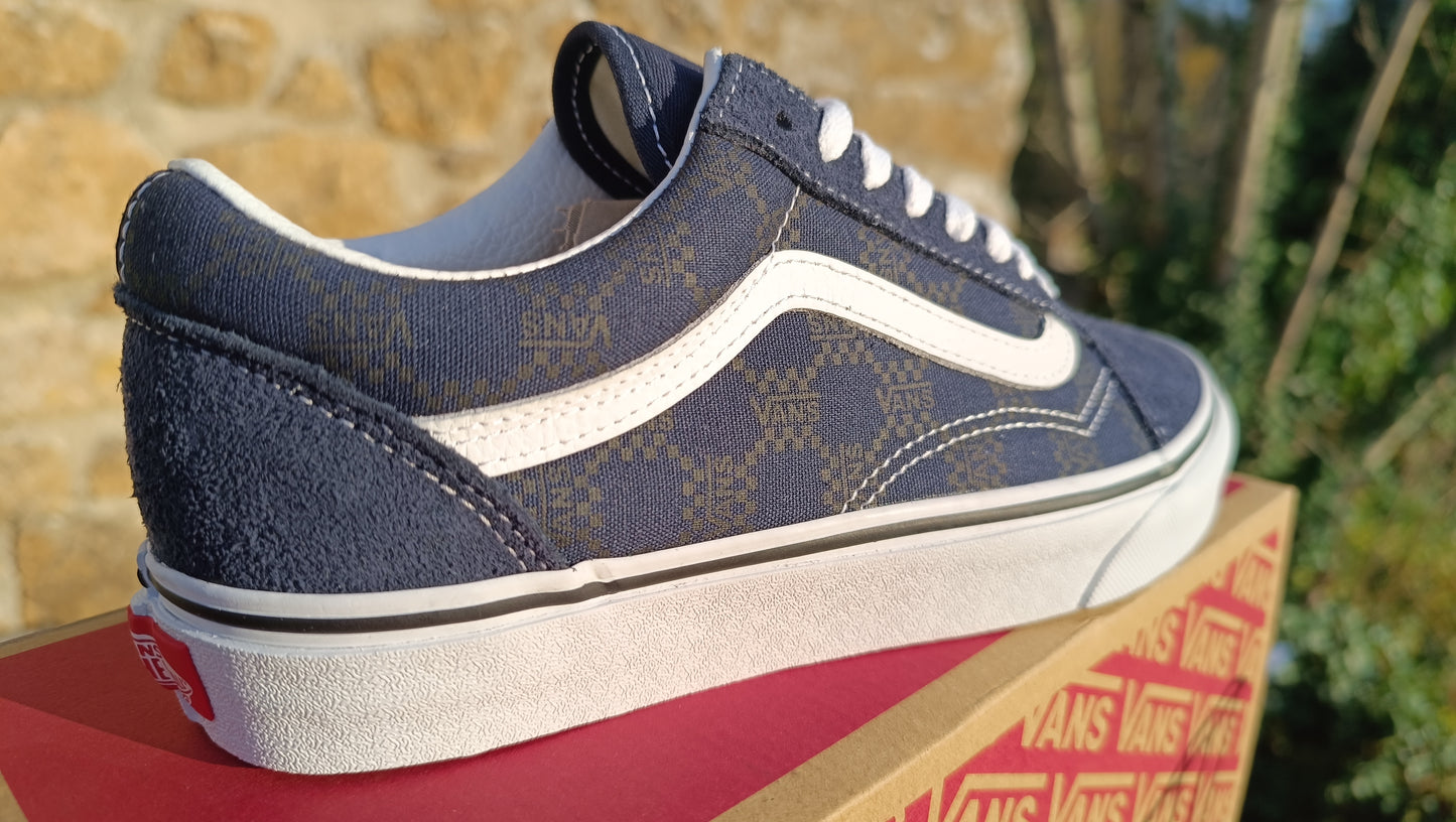 Destockage -55% baskets vans old skool durabilité très forte junior homme 38