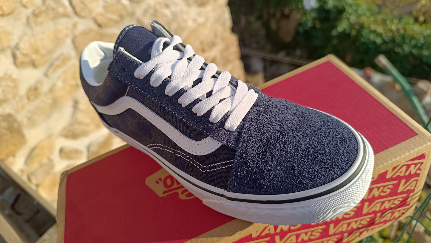 Destockage -55% baskets vans old skool durabilité très forte junior homme 38