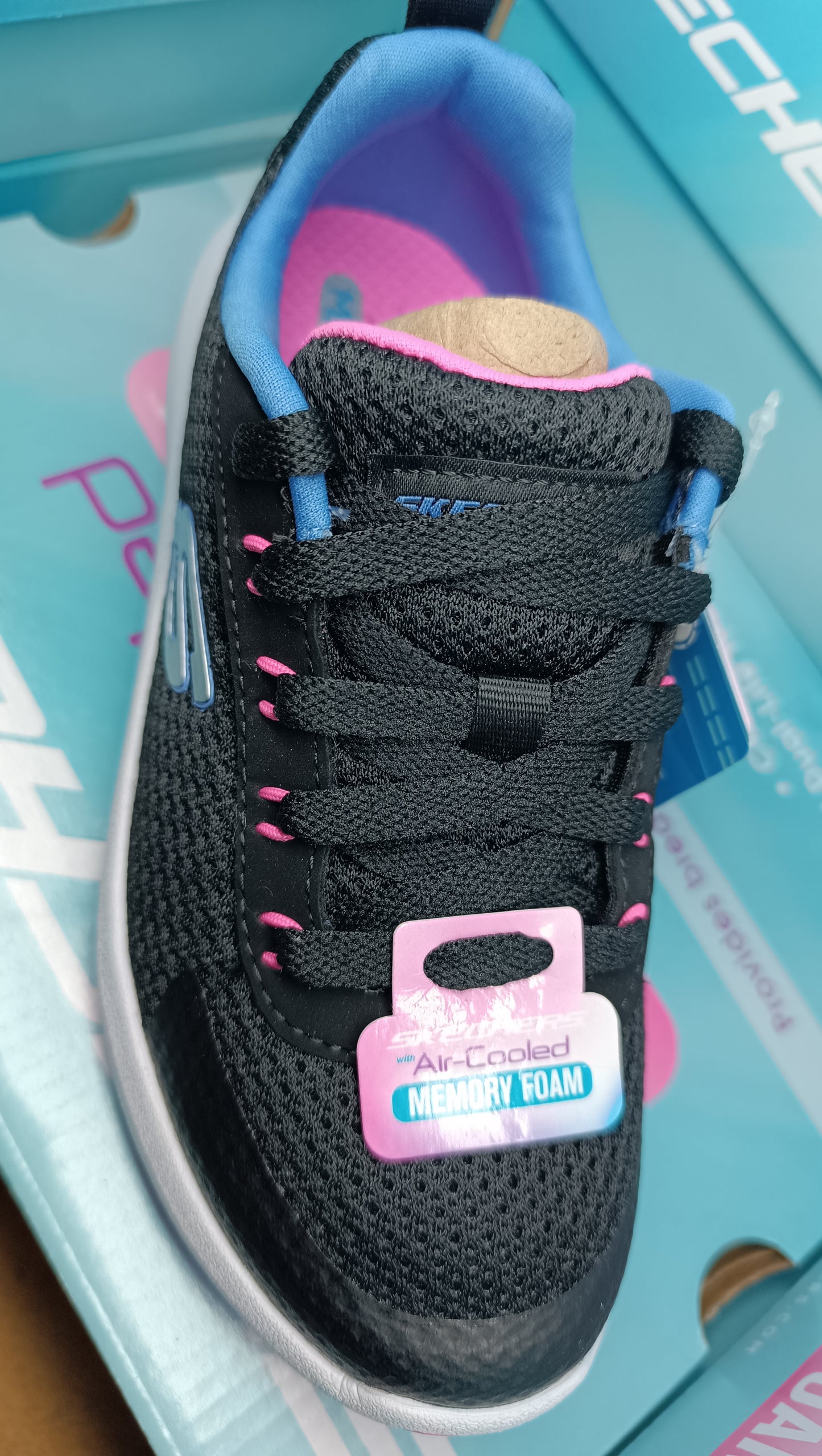 Destockage -60% baskets skechers Dyna memory foam air-couled enfants filles 28 32 34