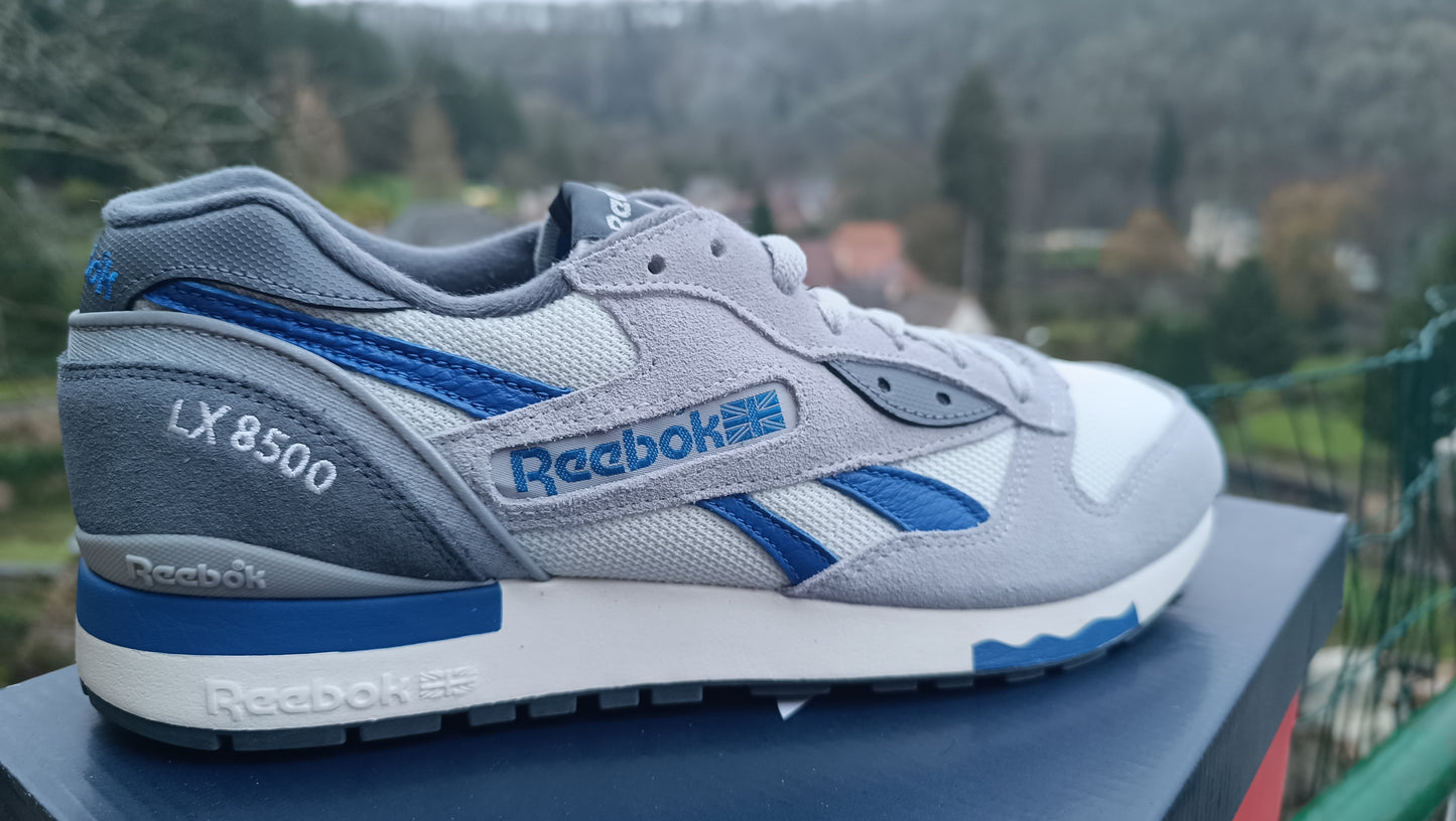 Destockage -40% Baskets Sneakers Reebok Lx8500 Cuir Velour Style 90S Homme 43 . GX8944