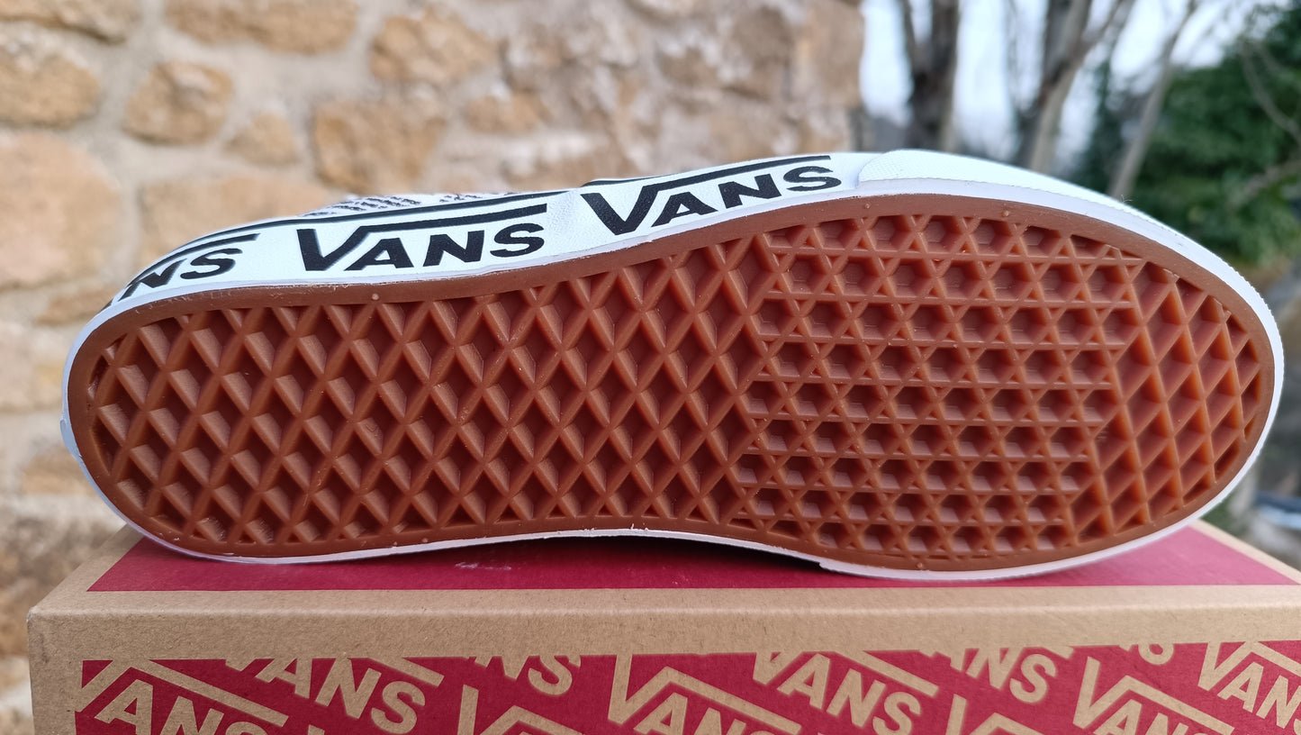 Baskets vans collage authentique femme homme