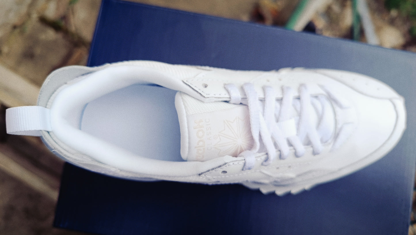 Déstockage -65%29.90 baskets Reebok lx2200 cuir véritab semelle ortholit femme 37 37.5 38 38.5