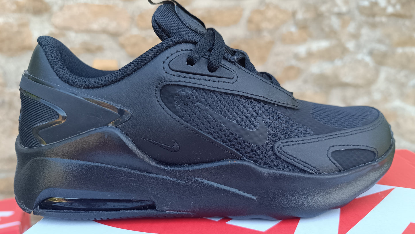 Destockage -50% baskets sneakers Nike air max bolt triple black junior mixte femme garçon 36 37.5 CW1626-001