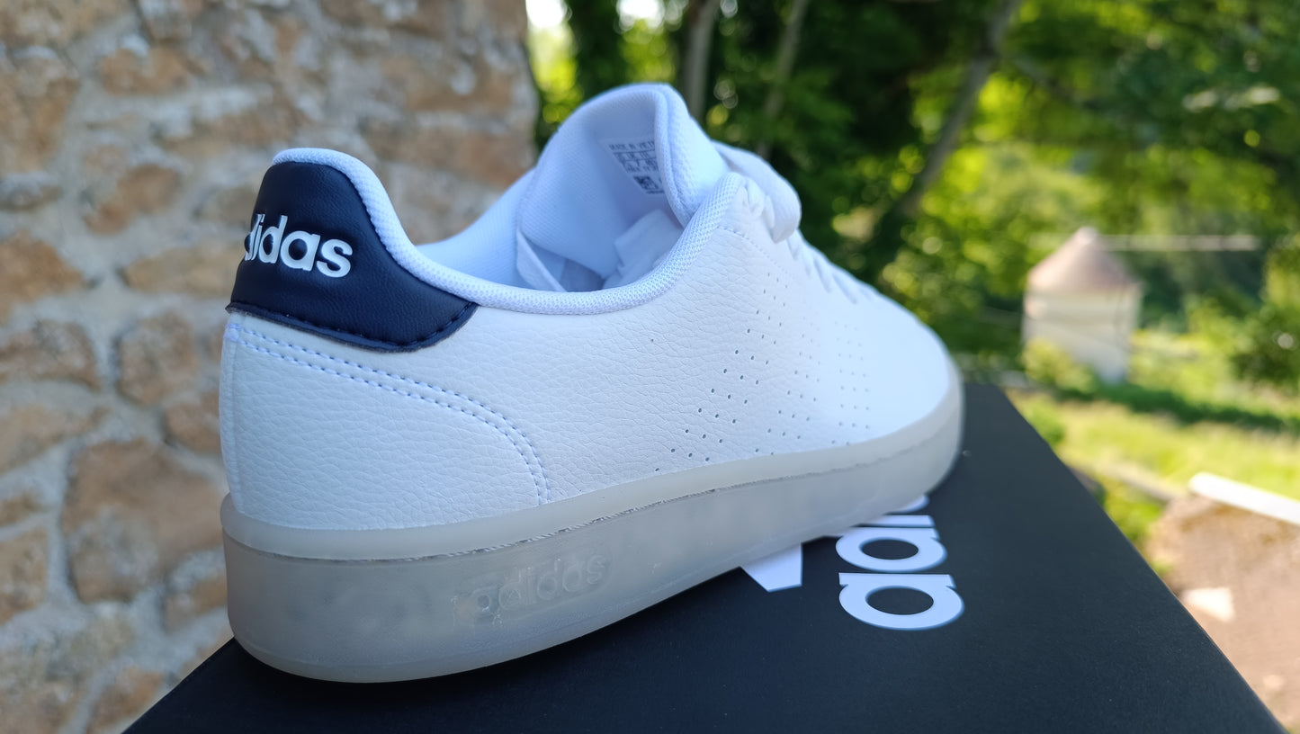Destockage -50%baskets sneakers adidas advantage vegan mixte homme femme 40 2/3