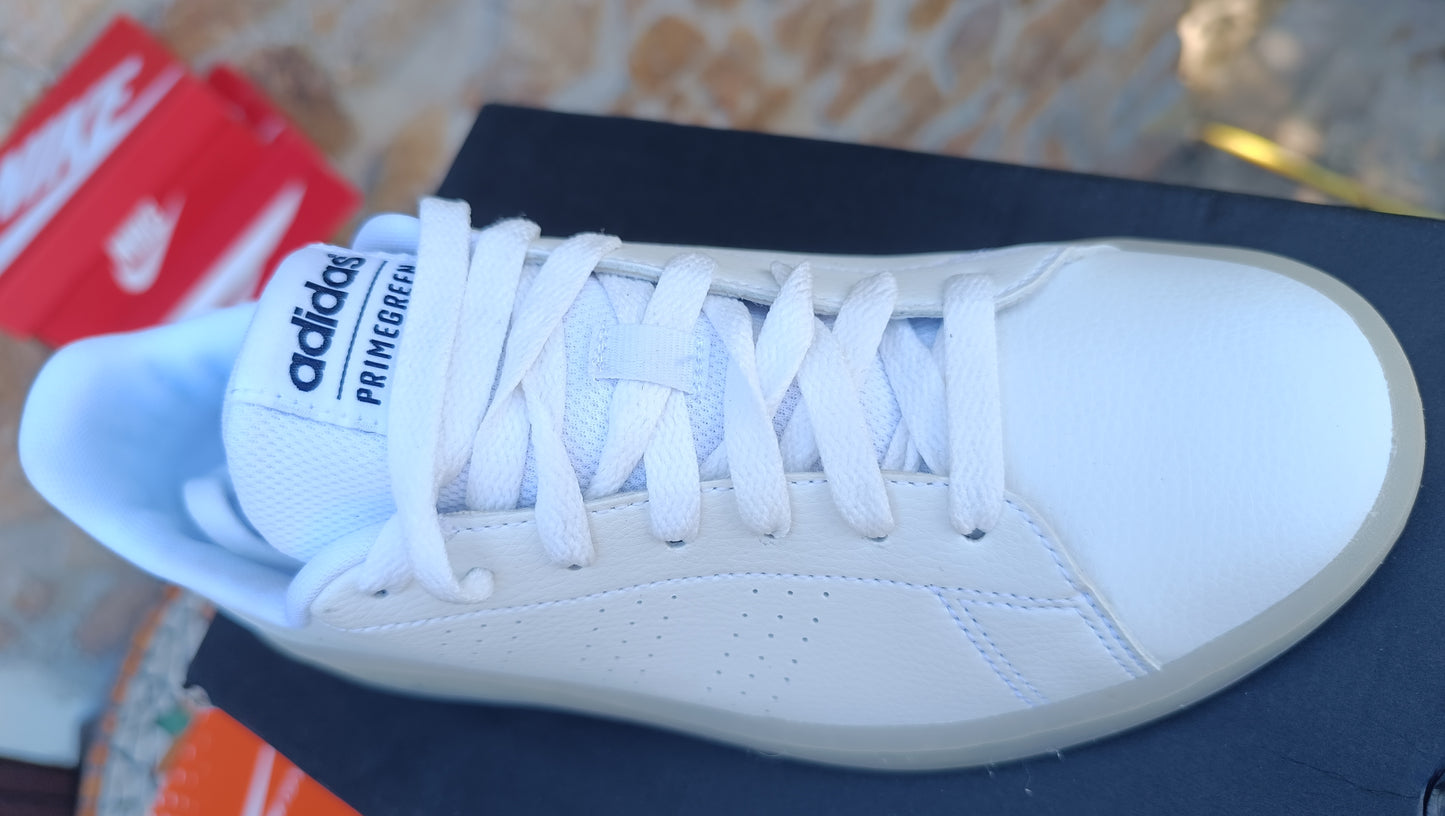 Destockage -50%baskets sneakers adidas advantage vegan mixte homme femme 40 2/3