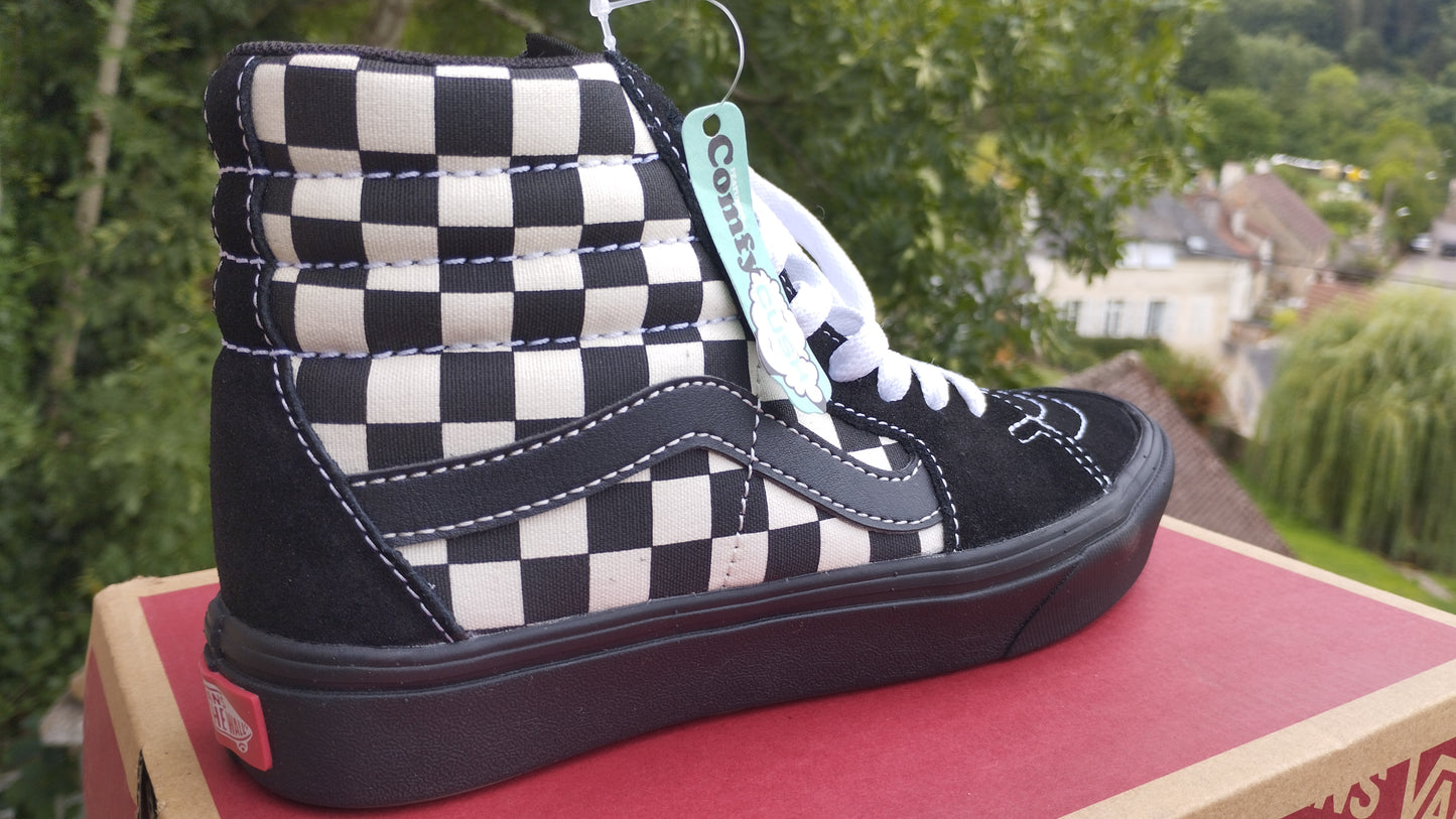 Destockage -50% vans sk-8 hi femme garçon 35