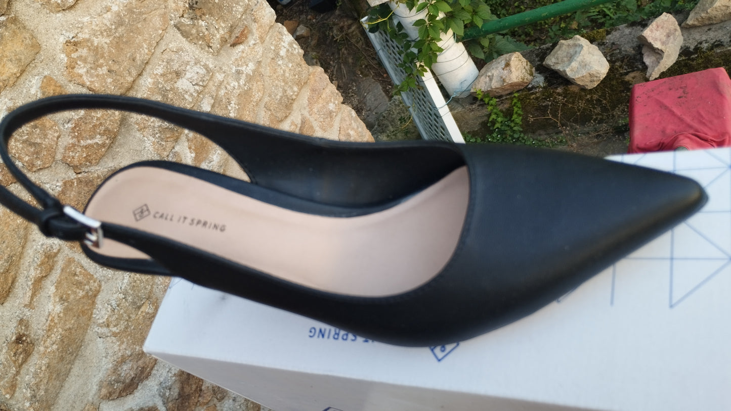 Destockage -70% talons call it spring femme 37 cuir véritable valise de transport