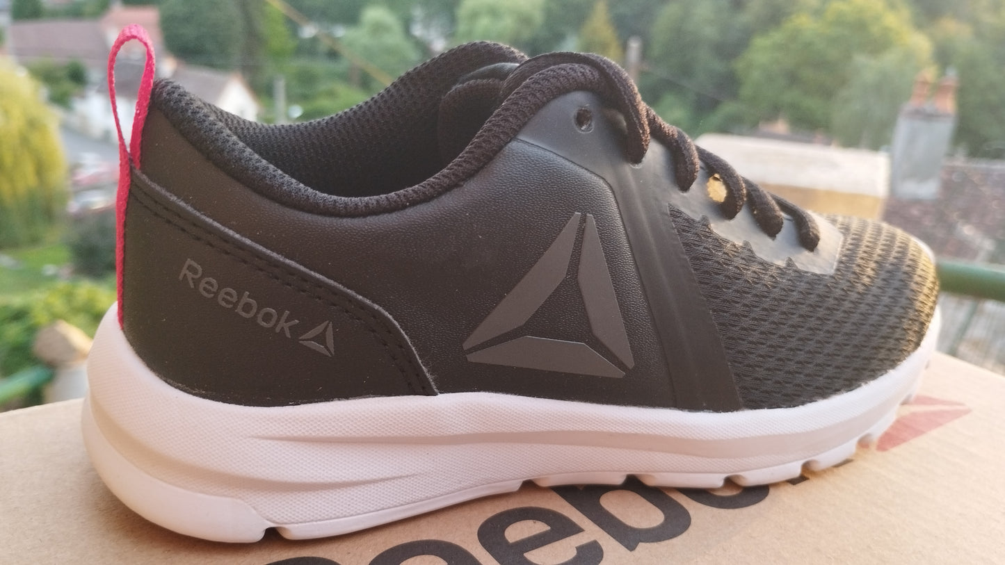 Destockage reebok reeruch enfants garçons filles 30 rouge noir