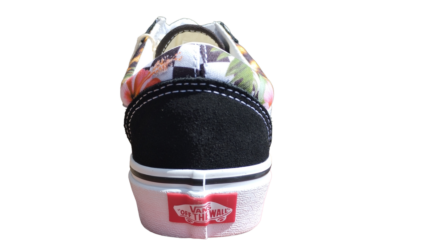 -50% Destockage vans old skool tropical florale femme 35