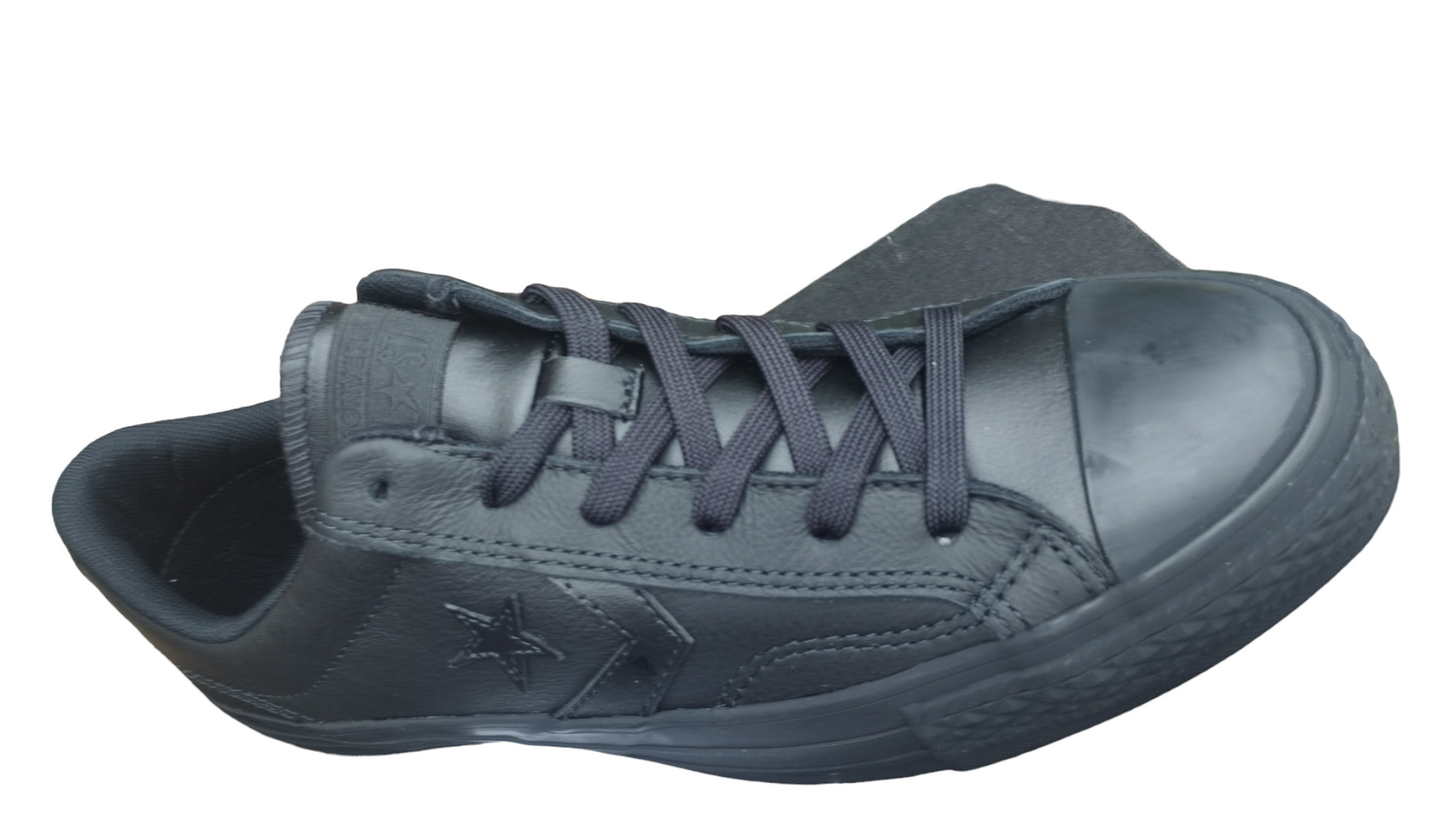 -40% Converse all star cons ox  triple black homme 41.5 cuir véritable