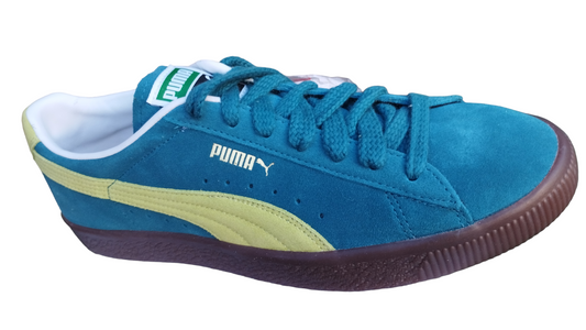 -50% destockage Baskets Puma Suède VTG bleu coral homme 42.5