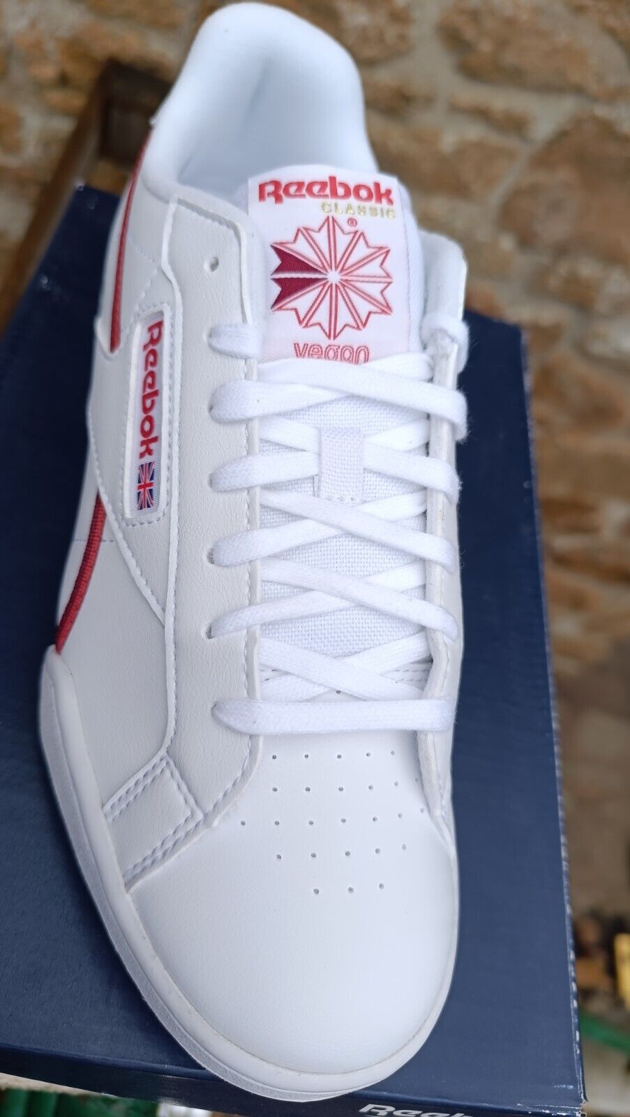 Destockage -50% Baskets Sneakers Reebok Npc II Vegan Blanc Homme 39 40 41 GZ3658
