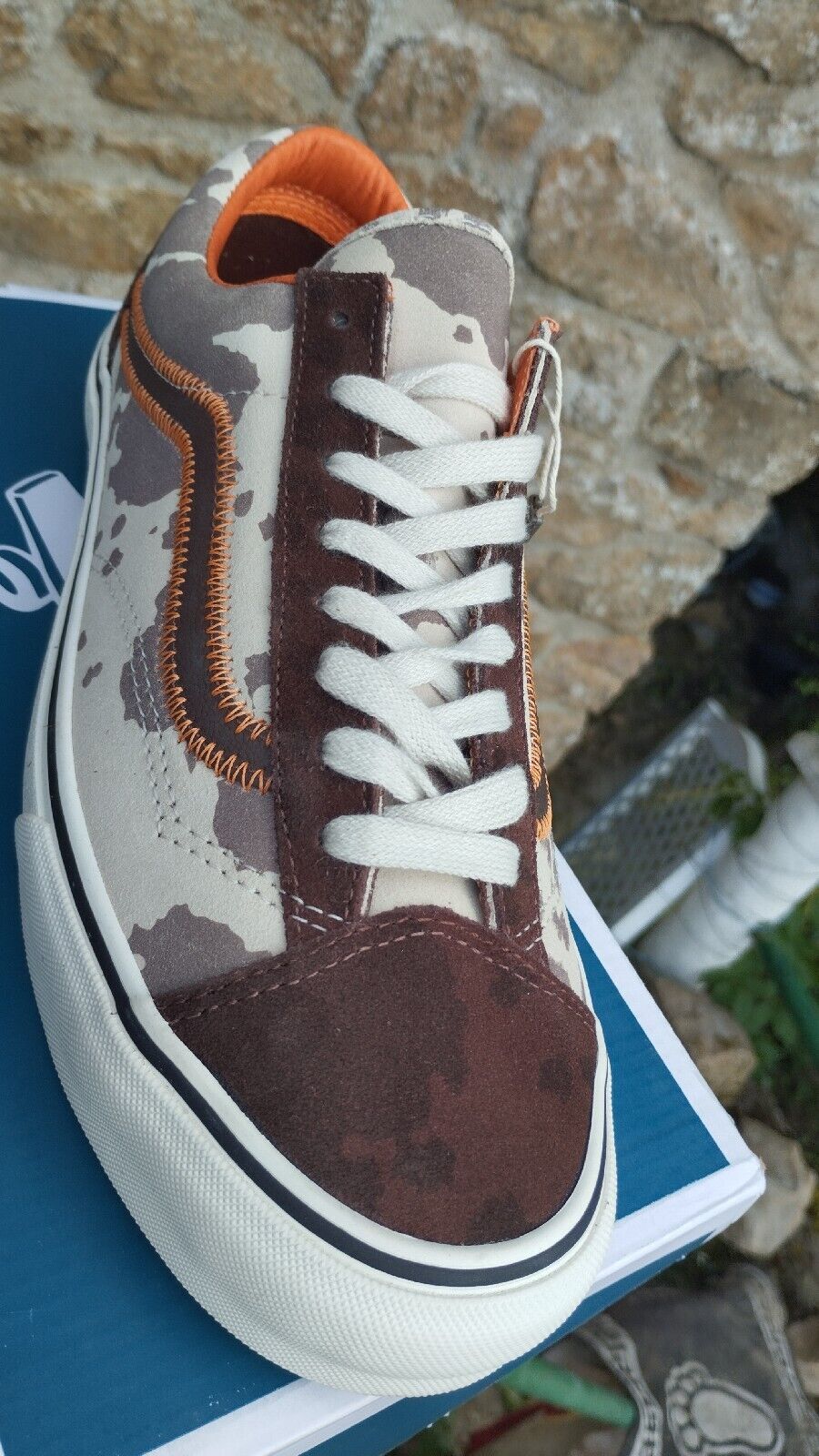 DESTOCKAGE -50% BASKETS VANS OLD SKOOL STYLE 36 VIT LX HOMME 41 43