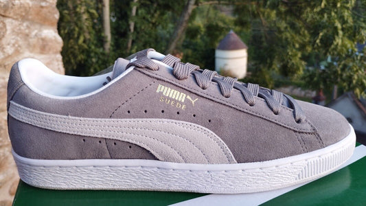 -50% Baskets Puma Classic Suède XXL Gris Velours Durabilité Forte Homme 42