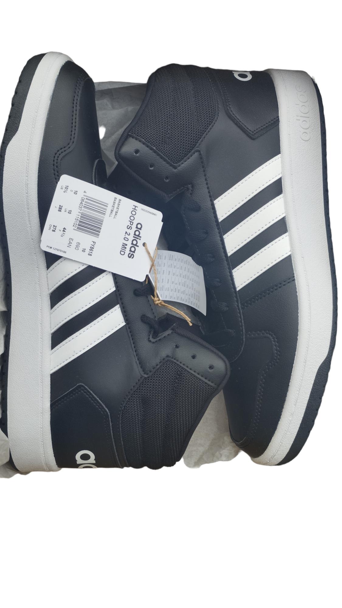 Baskets adidas hoops 2.0 mid homme 44 2/3