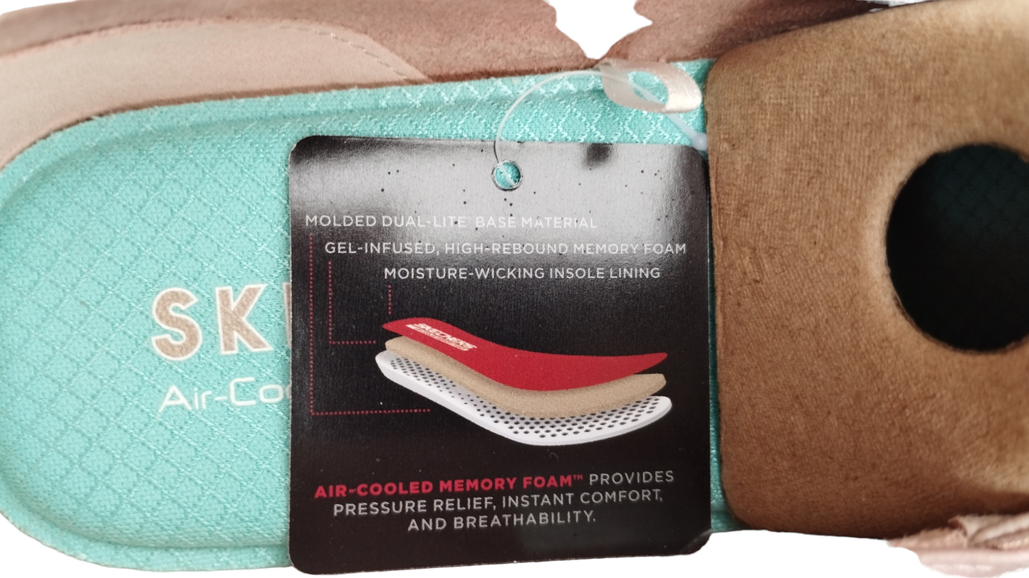 Destockage baskets skechers street los angeles with air-couled memory foam femme 38