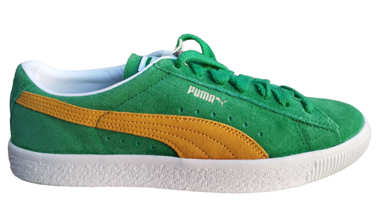 Destockage baskets Puma Suède VTG homme 40 41 vert durabilité forte