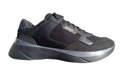 Destockage -50% baskets Hugo Boss Dean ultra légère cuir véritable pointure 41