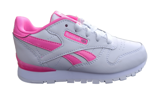-50% baskets Reebok classic cuir véritable, s'illuminent à chaque pas au niveau du talons pointure 31 34