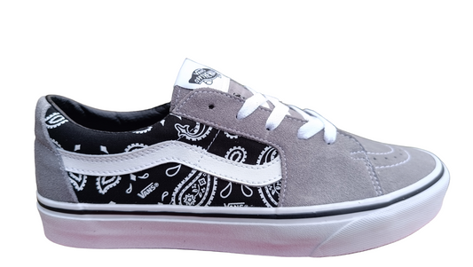 Baskets sneakers vans sk8-low paisley homme 41