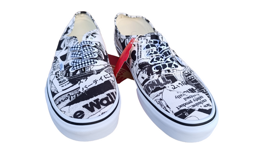 Baskets vans collage authentique femme homme