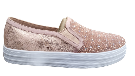 Destockage baskets skechers street los angeles with air-couled memory foam femme 38